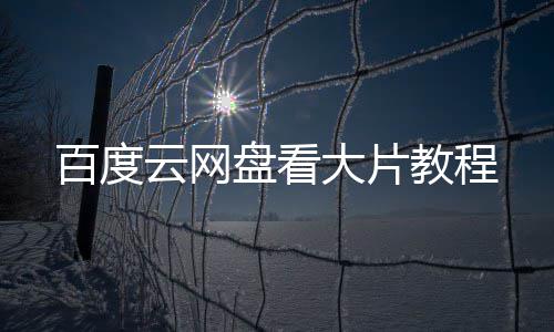 盘看百度大片云网教程